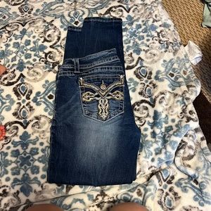 30, skinny miss me jeans